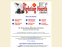 Tablet Screenshot of fightingfourth.com